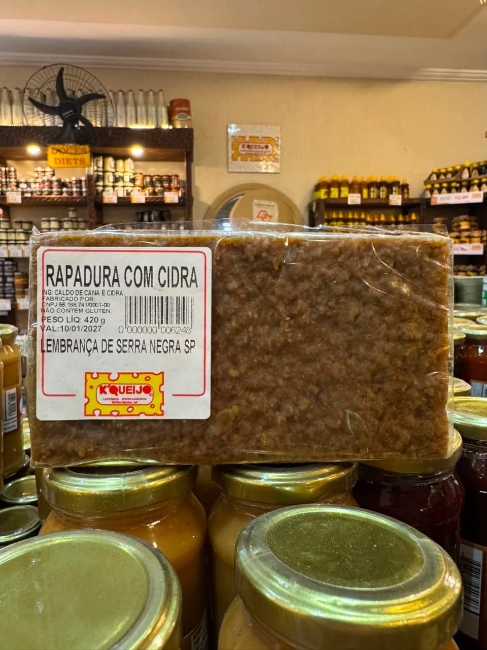 Rapadura con Cidra
